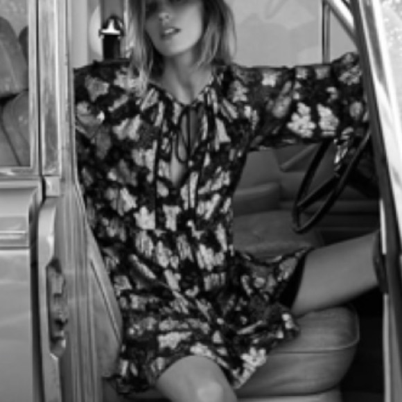 Zara voluminous printed mini dress. - Picture 7 of 7